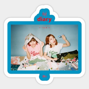 Bolbbalgan4 (BOL4) "Red Diary" Page 2 Sticker